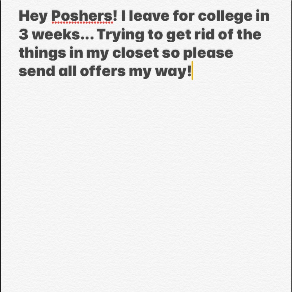 SEND ALL OFFERS!